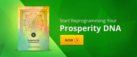 Banner for the Prosperity DNA Activation Kit: Start Reprogramming Your Prosperity DNA, Now button